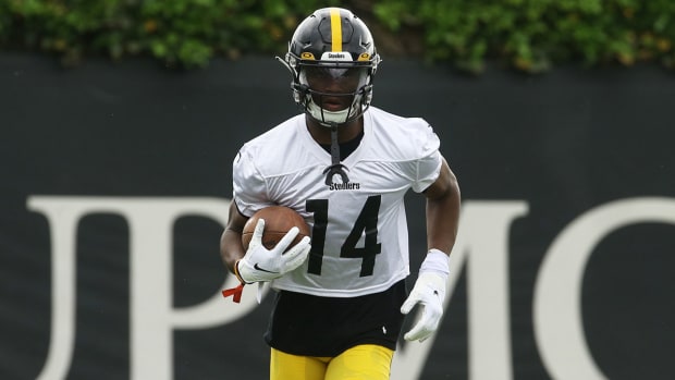 Steelers rookie receiver George Pickens